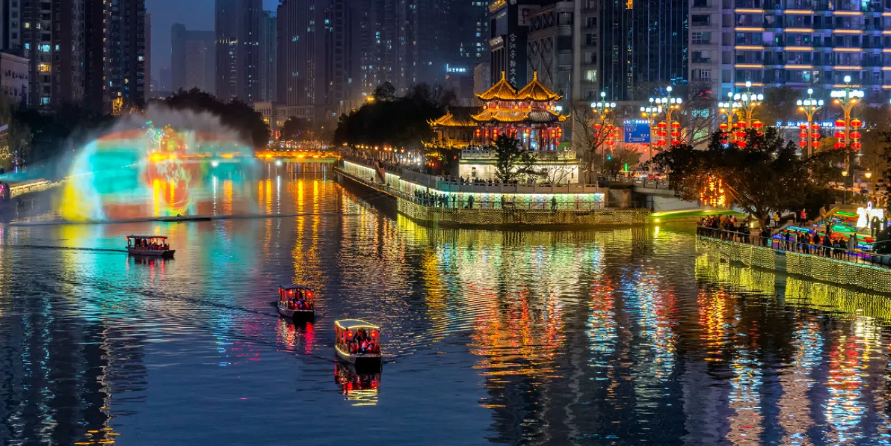 锦江夜景