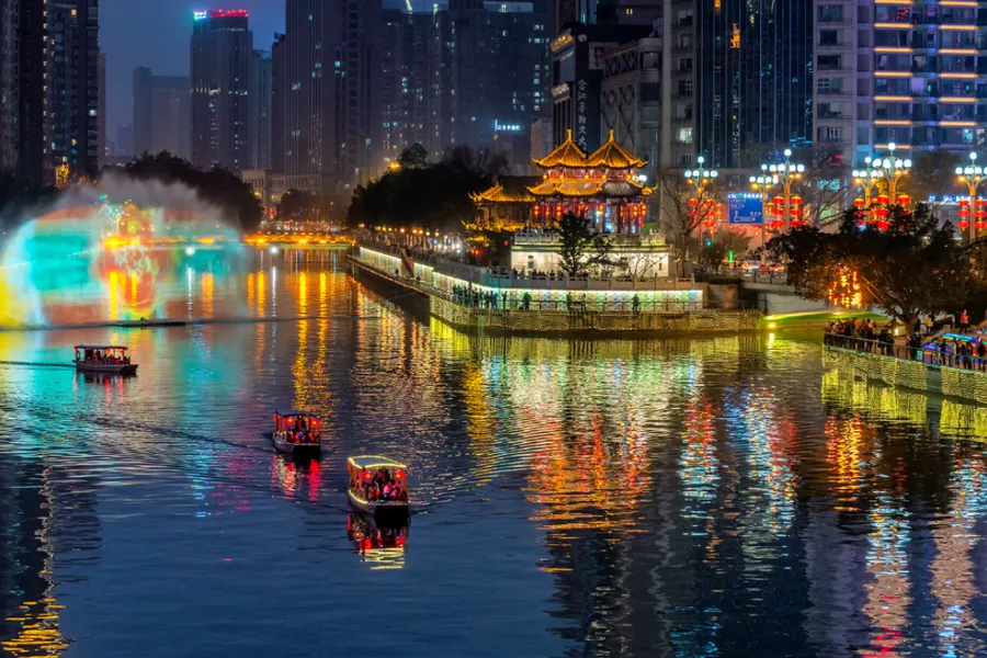 锦江夜景