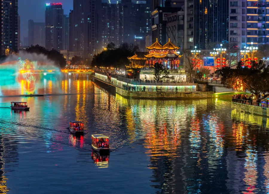 锦江夜景